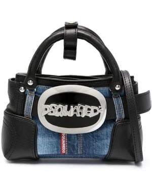 DSquared² Tasche Im Patchwork-Look - Blau