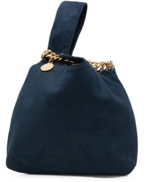 Stella McCartney Falabella Chain-Trim Clutch Bag - Blue
