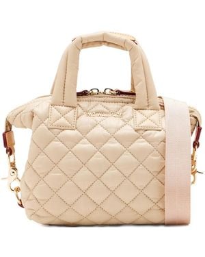 MZ Wallace Micro Buff Sutton Tote Bag - Natural