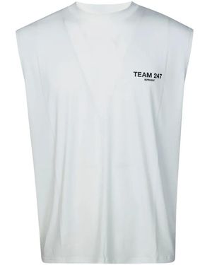 Represent Team 247 Oversized Tank Top - White