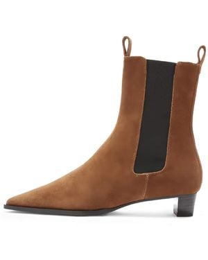 Aeyde Kiki Suede Boots - Brown