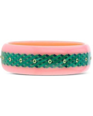 Mark Davis Bracelet Tsavorite Bakelite En 18Ct - Vert