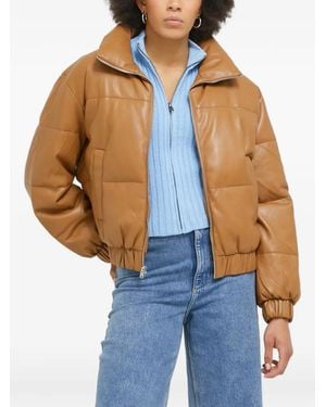 Abercrombie & Fitch Gewatteerd Jack Met Rits - Blauw