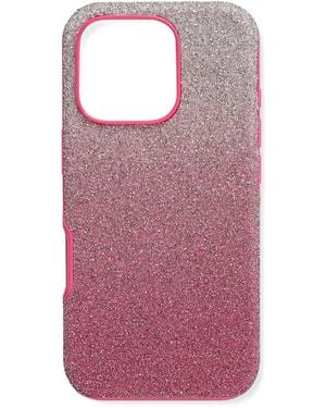 Swarovski High Iphone 16 ケース - ピンク