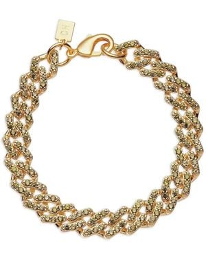 Crystal Haze Jewelry Crystal-Embellished Chain Bracelet - Metallic