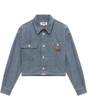 A Bathing Ape Patch-Pocket Shirt - Blue