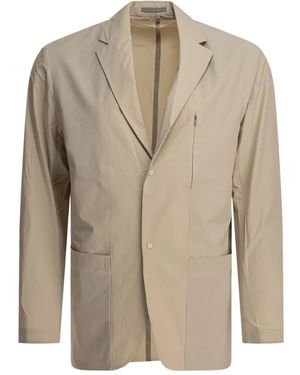 Norse Projects Two-Button Zip-Detail Blazer - Natural