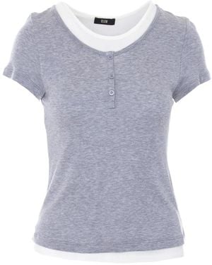 ELEH Crew-Neck T-Shirt - Blue