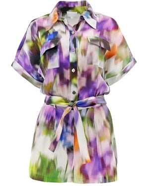 CHRISTY LYNN Amaya Belted Playsuit - Purple