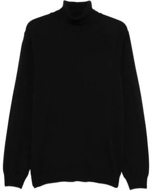 SERGIO MORETTI FIRENZE Turtleneck Jumper - Black
