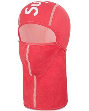 Supreme Printed-Logo Balaclava - Pink