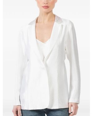 Peter Cohen Note Single-Button Jacket - White
