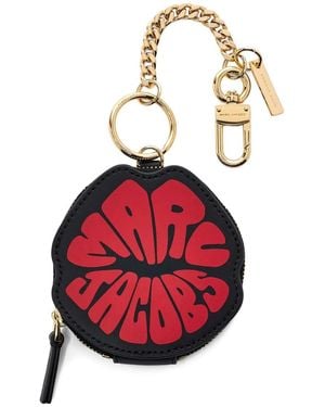 Marc Jacobs Lips Cookie Leather Pouch - Red