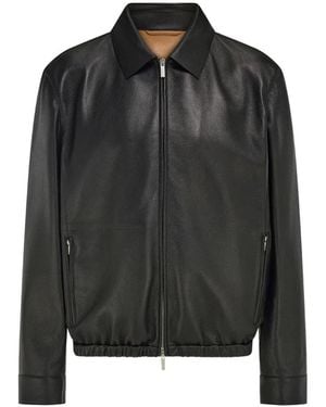 Ferragamo Deerskin Blouson - Black