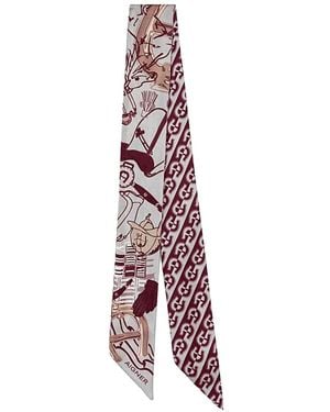 Aigner Schal Mit Equestrian-Print - Lila