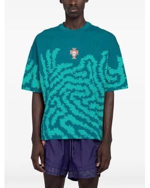 PUMA Graphic-Print Portugal T-Shirt - Blue