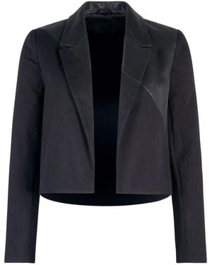 RTA Single-Breasted Fitted Blazer - Blue