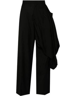 Undercover Panel Detailing Pants - Black