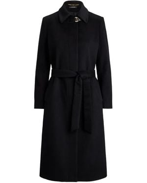 Ralph Lauren Single-Breasted Belted Coat - Black