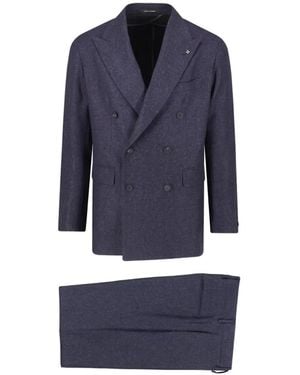 Tagliatore Double-Breasted Suit - Blue