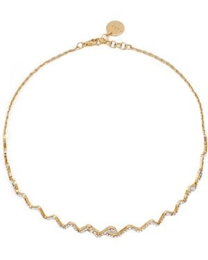 Marni Logo Choker Necklace - Natural