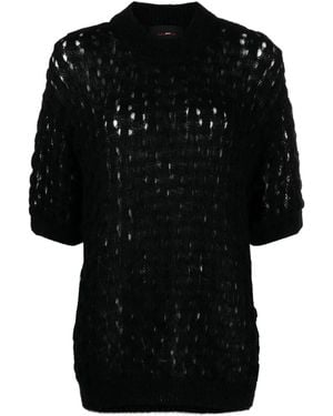 Simone Rocha Kurzärmeliges Oberteil - Schwarz
