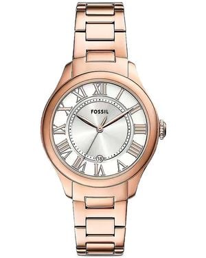 Fossil Gilmore Armbanduhr Mit 3 Zeigern 38Mm - Mettallic