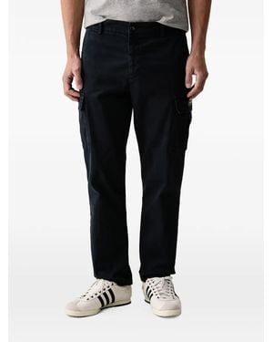 Aeronautica Militare Logo-Patch Cargo Trousers - Black