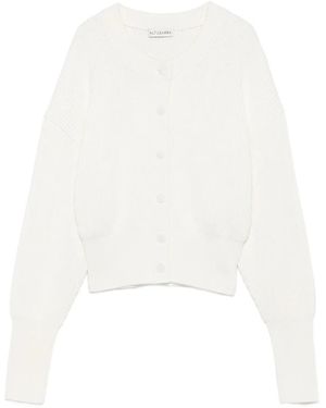 Altuzarra Ribbed Button Cardigan - White