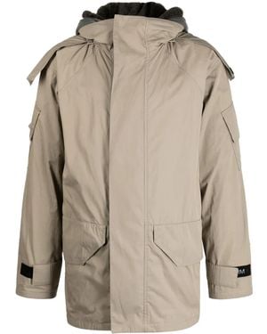 Yves Salomon Reversible Hooded Parka - Natural