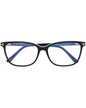 Tom Ford Occhiali Squadrati Con Placca Logo - Blu