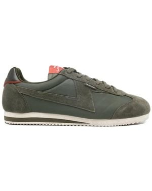Paul Smith Atlanta Suede-Panel Sneakers - Green