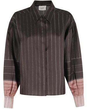 Alysi Chemise À Rayures - Grey