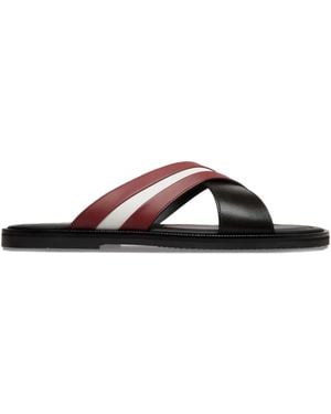 Bally Jabil Leather Sandals - Black