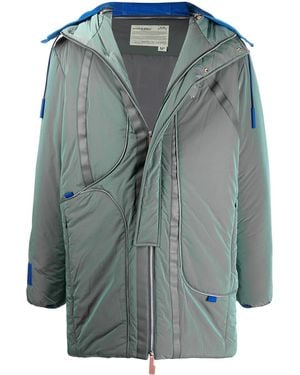 A_COLD_WALL* Iridescent Padded Coat - Blue