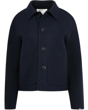 Extreme Cashmere Pocket Knit Jacket - Blue