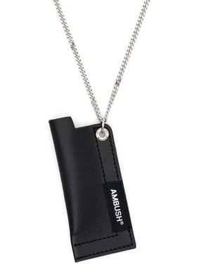Ambush Collier À Pendentif Étui À Briquet - Blanc
