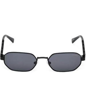 GUESS EYEWEAR Sonnenbrille Mit Geometrischem Gestell - Weiß