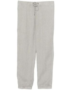James Perse Pantalon De Jogging À Lien De Resserrage - White