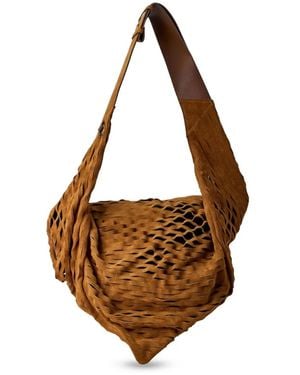 Kiko Kostadinov Bolso De Hombro Fiore Twisted - Marrón