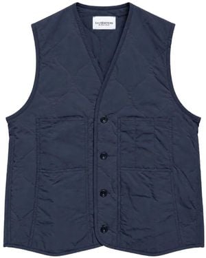 LES HÉRITIERS Archive Quilted Gilet - Blue