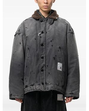 Maison Mihara Yasuhiro Sun Faded Like Military Jacket - Grey