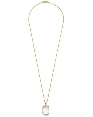 Goossens Stones Crystal Necklace - White