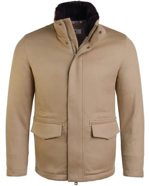 KIRED Kasjmier Jack Met Bontkraag - Naturel