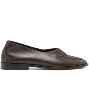 Hereu Juliol Winter Leather Loafers - Brown