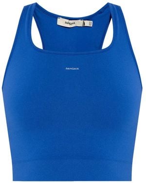 PANGAIA Racerback Sports Top - Blue