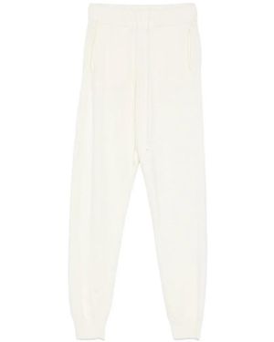 SERGIO MORETTI FIRENZE Pantalones De Chándal Con Cordones - Blanco