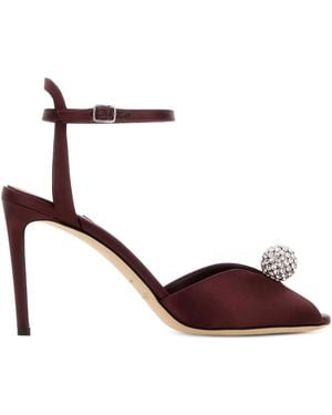 Jimmy Choo Sandali Sacora 85Mm - Marrone