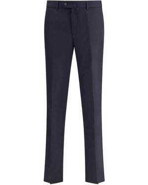 Loro Piana Carlo Virgin-Wool Pants - Blue
