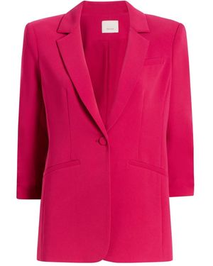 Cinq À Sept Blazer Crepe Khloe - Rosa